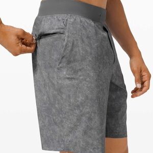 Men's Lululemon gray stone wash shorts unlined